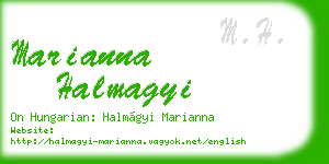 marianna halmagyi business card