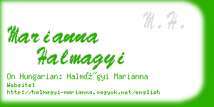 marianna halmagyi business card